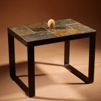 A Dutch Brutalist Period side Table Attributed To Paul Kingma Circa 1970-80