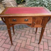 Arts &amp; Crafts Walnut Writing Desk and Games Table