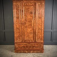 Victorian Burr Walnut Wardrobe