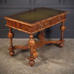 William &amp; Mary Oyster Veneered Side Table