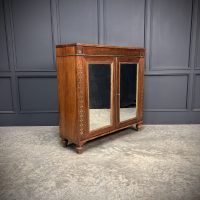Regency Rosewood Brass Inlaid Cabinet
