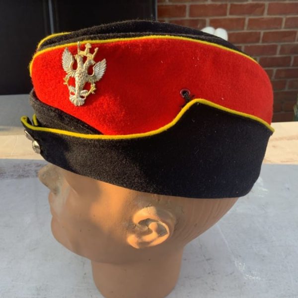 British Hussars peaked cap and Badge