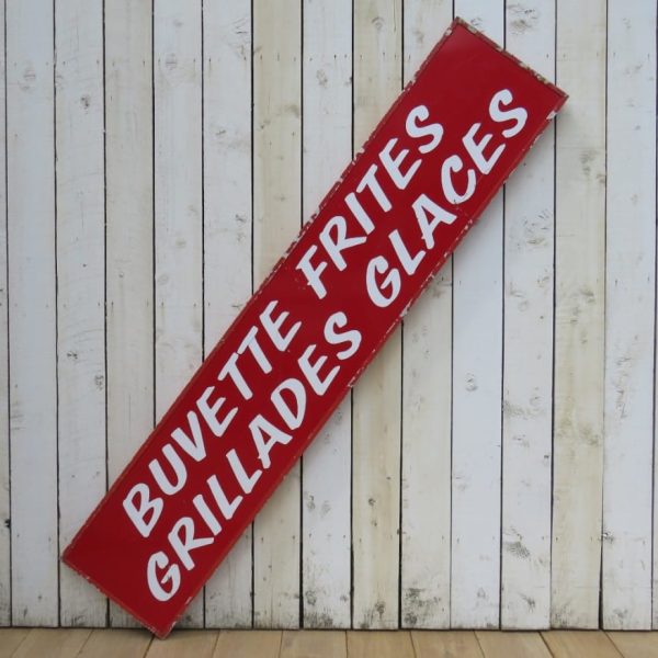 Vintage French Cafe Bar Sign
