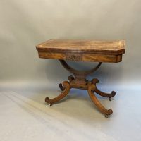 Regency Mahogany Card Table