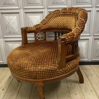 Late Victorian /early Edwardian tub /barrel chair