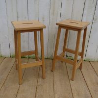 Tall Pair Of Vintage Bar Stools