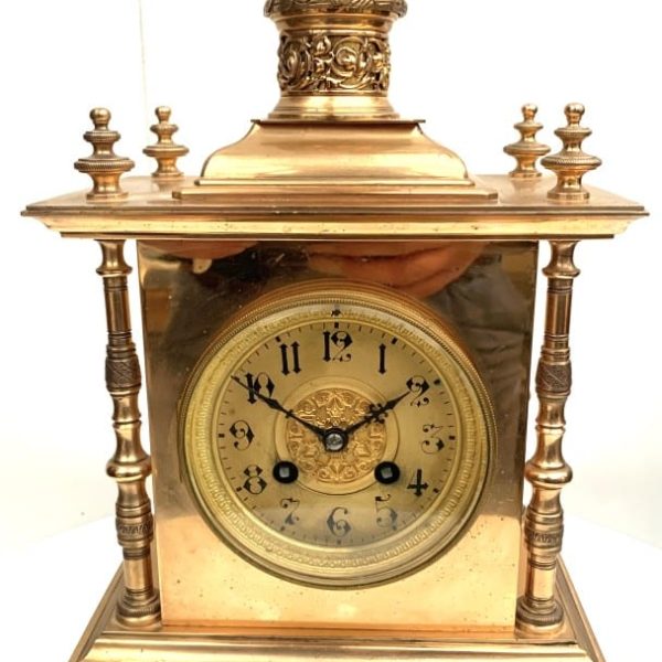 Ormolu Cubed Mantel Clock