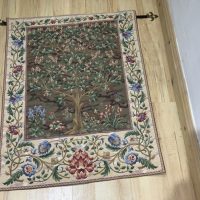 William Morris Tree of Life designed Flemish woven tapestry