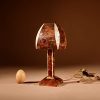 Art Deco Very Rare And Very Complete Celluloid Small Table Lamp. 