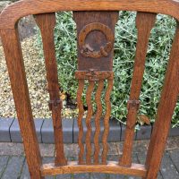 Set of Six Arts &amp; Crafts Dining Chairs c1900