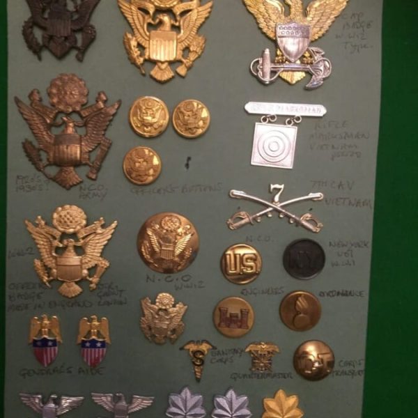 Original WW2 US army badges, limited supply 10.00 each +postage