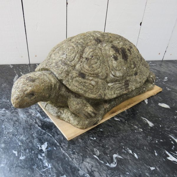 Vintage Stone Tortoise Garden Ornament