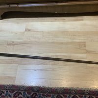 Gentleman’s silver topped rosewood walking stick sword stick