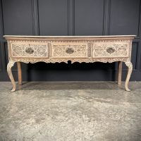 18th Century Carved Oak Dresser Base