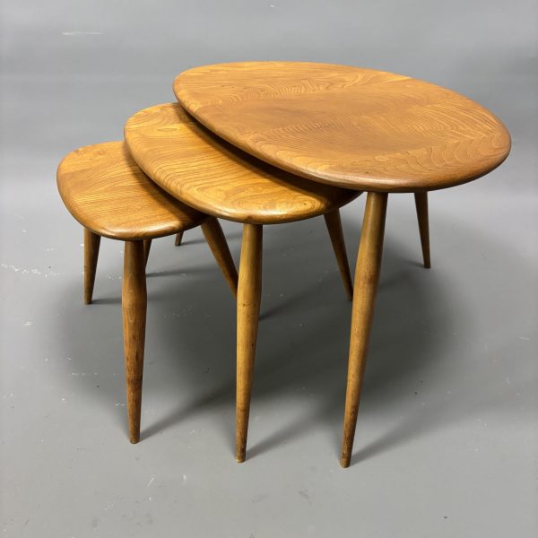 Ercol Mid Century Pebbles Nesting Tables