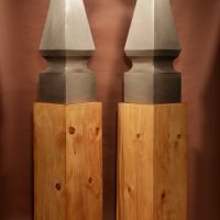 Impressive Large Pair Art Deco Obelisks. 