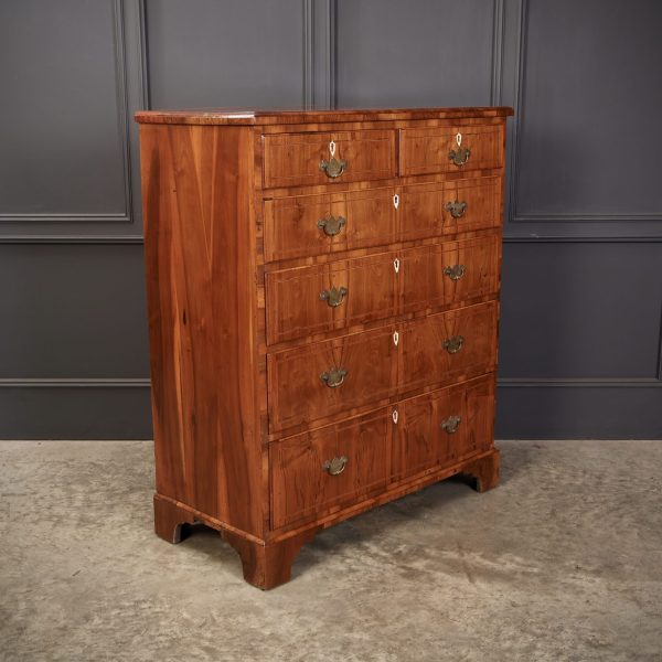 George III Walnut Chest of Drawers