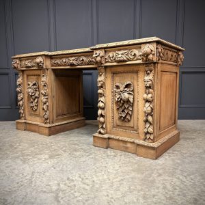 Large-Victorian-Carved-Oak-Sideboard