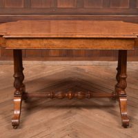 Victorian Burr Walnut Library Table SAI2403