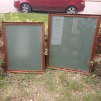 TWO Mid Century Very LARGE Frames Retro for Pop Art or Movie Poster
