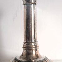 Antique English Victorian Old Sheffield Plate Candlestick