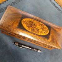 A Victorian Oblong Tunbridge Ware Box