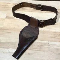 Sam brown with cut away holster British 1WW machine Gun Corp