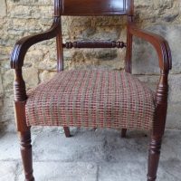 Georgian mahogany rope back carver circa 1800