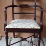 Georgian mahogany carver chair