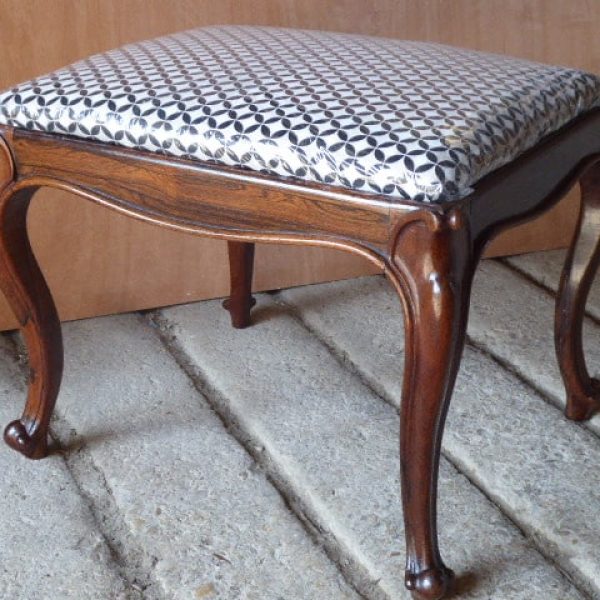 Victorian rosewood stool
