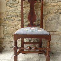Early 18th century walnut chair circa 1720