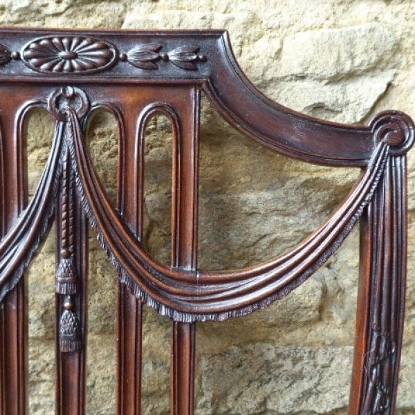Mahogany show chair – 19th century