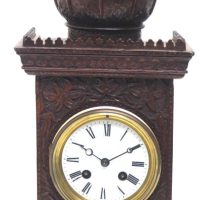 Taj Mahal Carved Mantle Clock