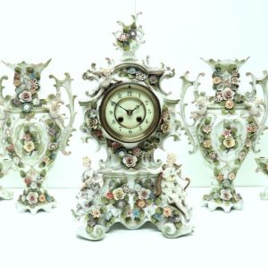 Porcelain Mantel Clock