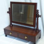 Mahogany dressing table / toilet mirror circa 1830