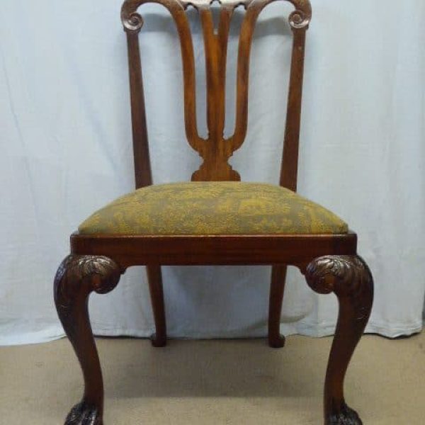 Rare Irish walnut chair circa 1730