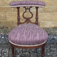 Rare cockfighting/library chair circa 1830