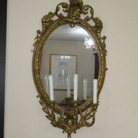 Pair of girandole mirrors circa 1870