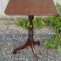 Yew tripod table circa 1820