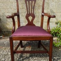 Irish walnut armchair circa 1760