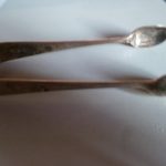 SILVER TONGS LONDON 1932  32 GRAMS