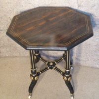 Coromandel octagonal occasional table circa 1860