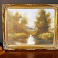 Vintage Landscape Oil Painting