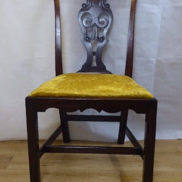 Irish mahogany dining chair circa 1790