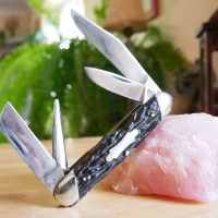 I.XL George Wostenholm Sheffield 4 blade folding knife &#8211; 1940&#8217;s to 60&#8217;s era. Marked on all blades,