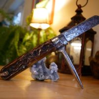 Superb World War One Era Admiralty Pattern 301 Rigging knife – Joseph Allen &amp; Sons, Antler Scales