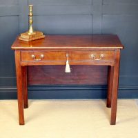 Georgian Console Side Hall Tea Table Mahogany Fold Over