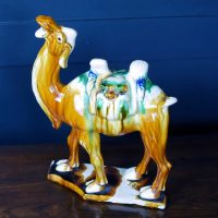Chinese Porcelain Tang Dynasty Style Camel Figure