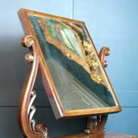 Victorian Mahogany Toilet Mirror