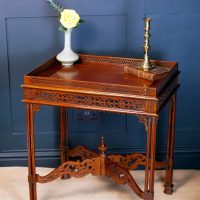 Chippendale Style Tea Table Side Hall Console Table